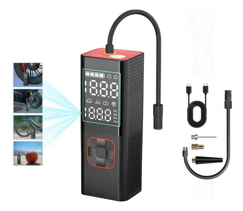 Compresor de Aire Digital Recargable Portátil
